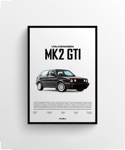 VOLKSWAGEN MK2 GTI BLACK